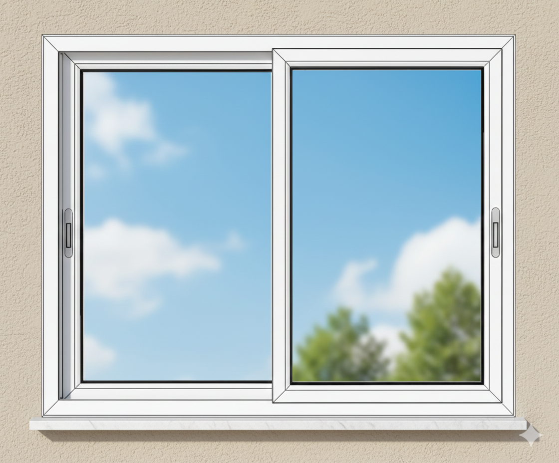 Casement Mesh - Mosquito mesh screen on casement window